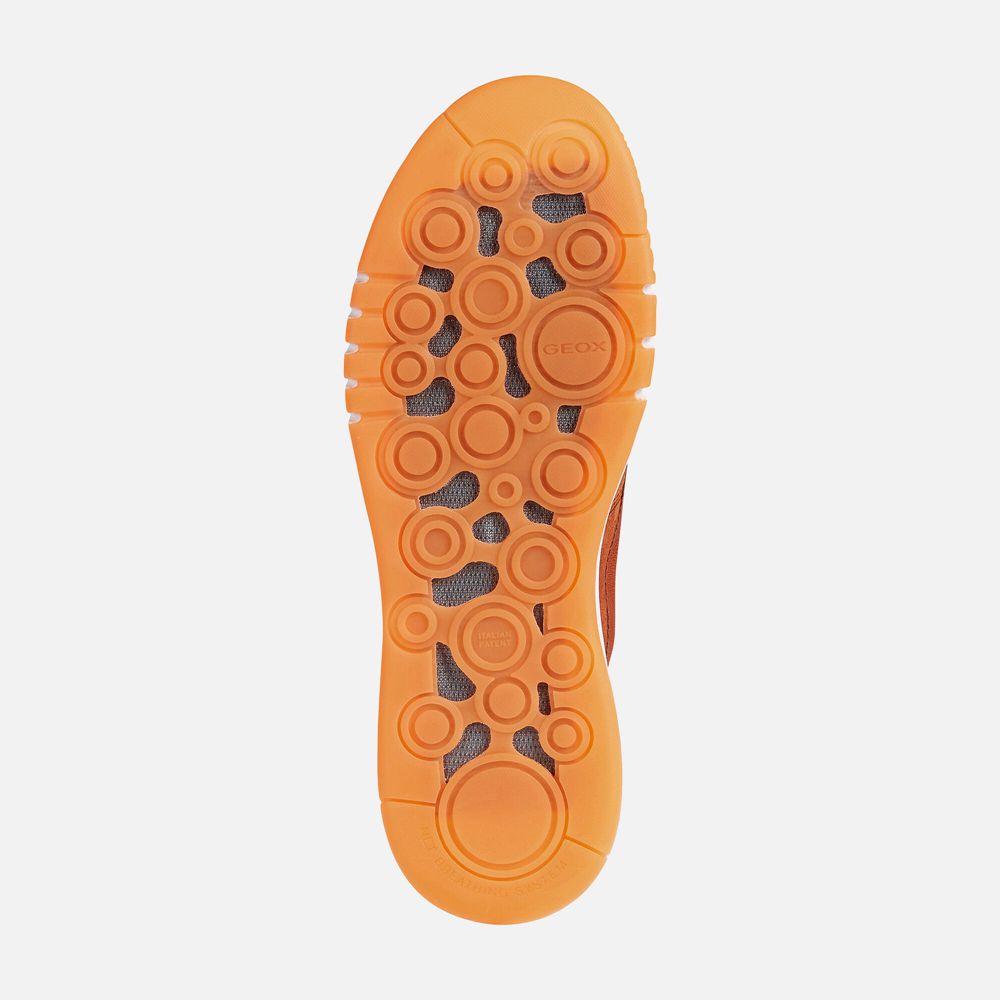 Geox Sneakers Orange Aerantis - Geox Mens Shoes - QYJRTE934